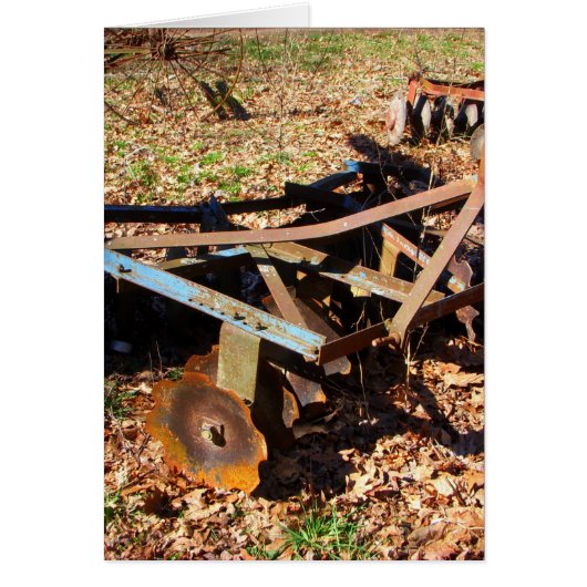 Rusty Farm Field Equipment Cards (Front)
