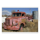Rusty Fire Truck (Front Horizontal)