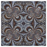 Rusty Fractal Science Fiction Fabric