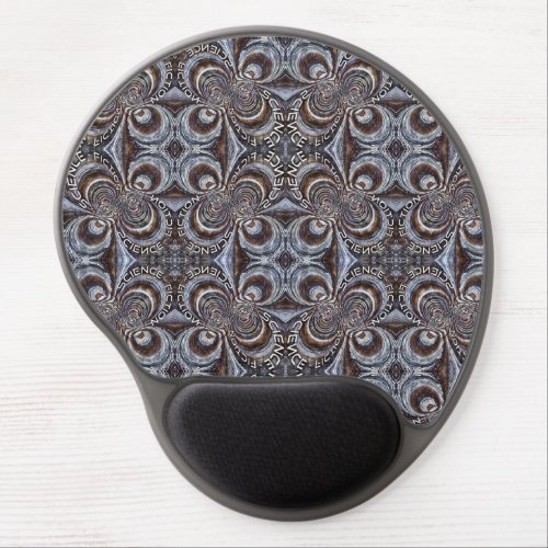 Rusty Fractal Science Fiction Gel Mouse Pad