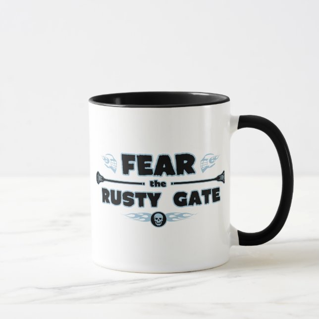 Rusty Gate - blue Mug (Right)