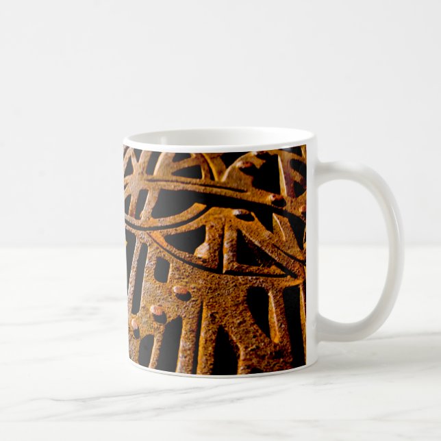 Rusty Grate Coffee Mug (Right)