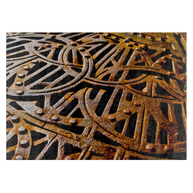 Rusty Grate Cutting Board (Front)