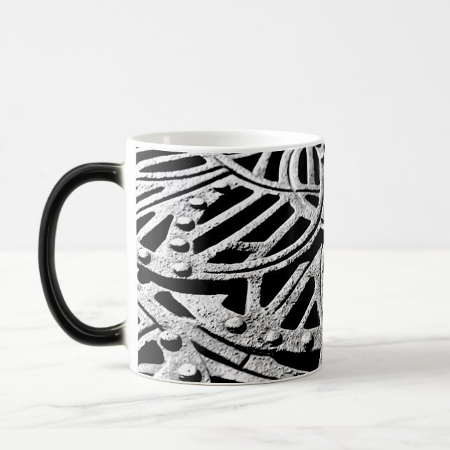 Rusty Grate in Gray Color Morph Mug (Left)