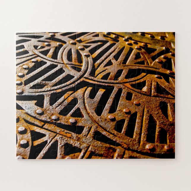 Rusty Grate Jigsaw Puzzle (Horizontal)