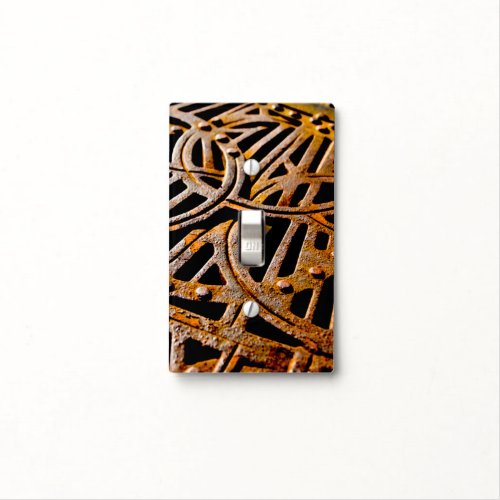 Rusty Grate Light Switch Cover