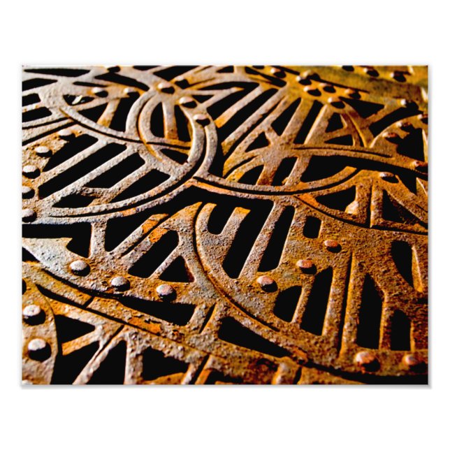 Rusty Grate Photo Print (Front)