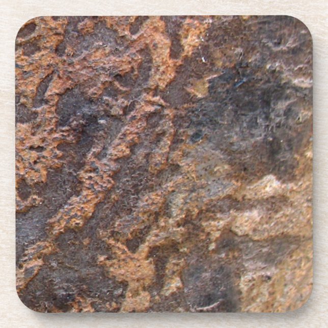 Rusty Grunge Drink Coaster (Front)