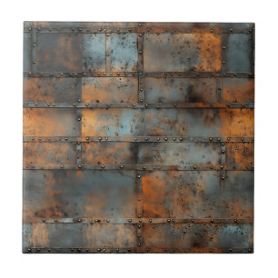 Rusty Iron Ceramic Tile