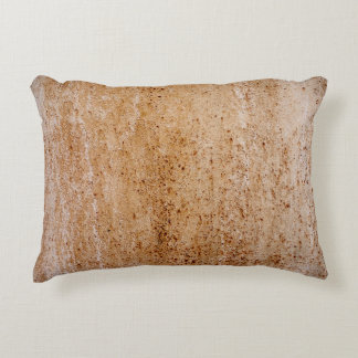 Rusty iron wall, texture detail. accent pillow