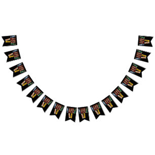 rusty license plate collection 65th birthday bunting flags