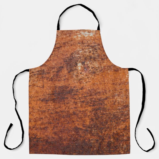Rusty metal background apron (Front)