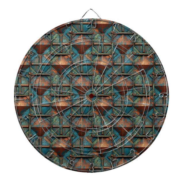 Rusty Metal Dartboard (Front)