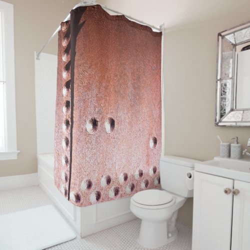 Rusty Metal Fine Art Photo Rustic Shower Curtain