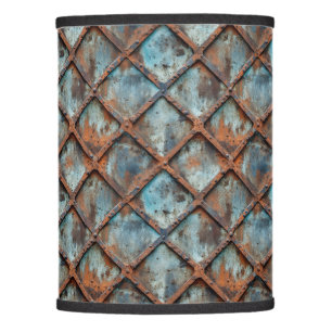 Rusty Metal Lamp Shade