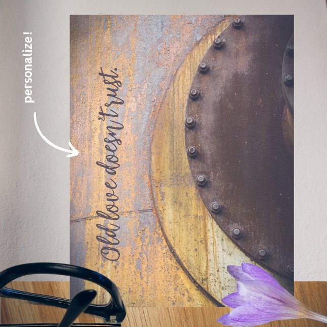 Rusty metal object postcard (Creator Uploaded)