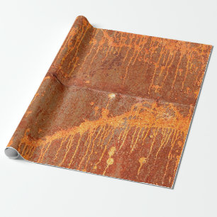 rusty metal panel texture background wrapping paper
