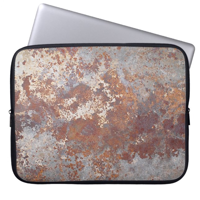 Rusty Metal Texture Background Laptop Sleeve (Front)