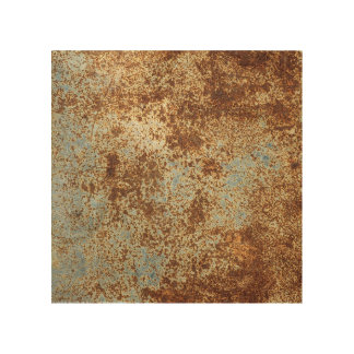 Rusty Metal: Textured Panel Background.