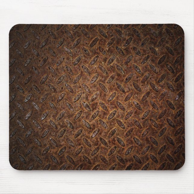 Rusty Metal Tread Mouse Pad (Front)