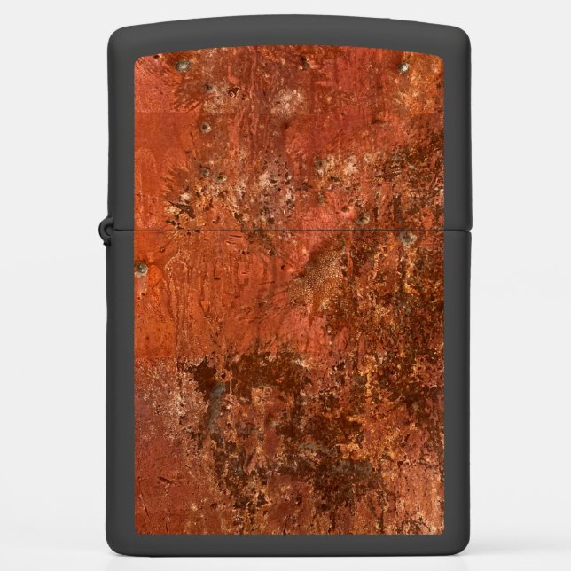 Rusty Metal Zippo Lighter (Front)