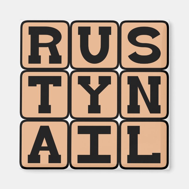 Rusty Nail, Cocktail Magnet (Front)