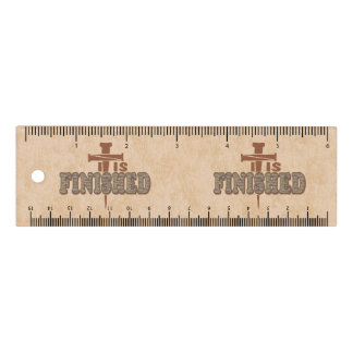 Rusty Nails Cross of Christ Christian Design Ruler