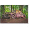 Rusty Old Car Vintage 20x30  Decoupage