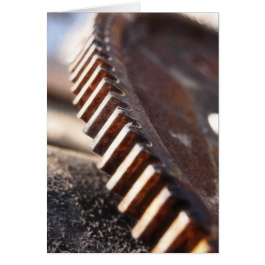 Rusty Old Cog Wheel Cards (Front)