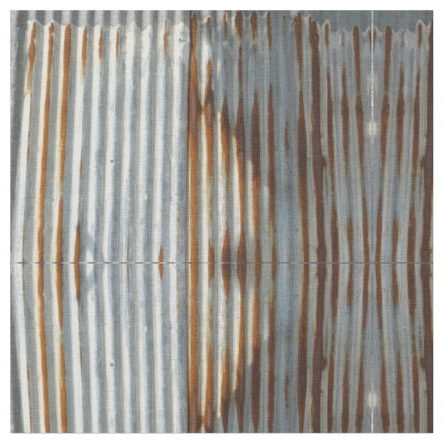 Rusty Old Fence 2! Fabric (Close Up)