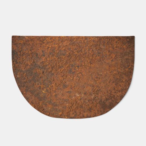 Rusty old metal iron texture doormat
