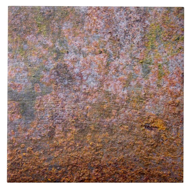 Rusty old metal texture tile (Front)