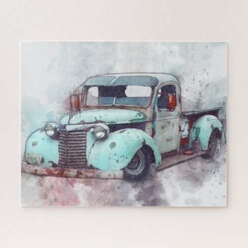 Rusty Old Truck Vintage  Jigsaw Puzzle