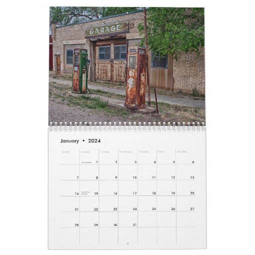 Rusty Old Trucks HDR calendar | Zazzle