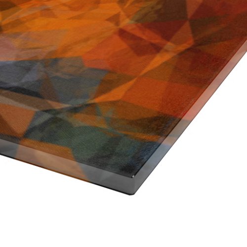 Rusty Orange Modern Abstract Design Cutting Board