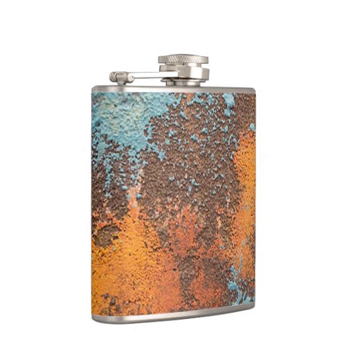 rusty patina metal antique old cool vintage retro flask