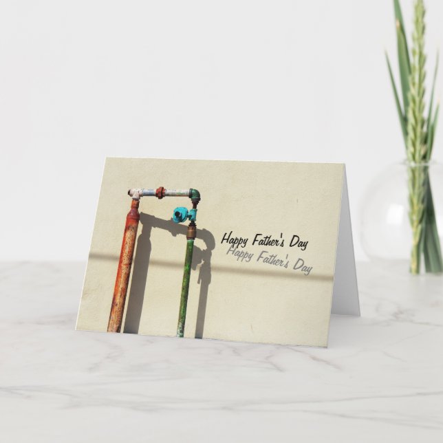 Rusty Pipes Card (Front)