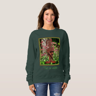 Rusty Rabbit Columbine Flower Garden Personalized Sweatshirt