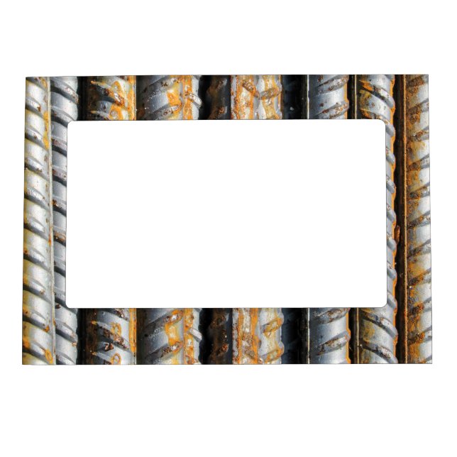 Rusty Rebar Design 5x7 Magnetic Frame (Front)