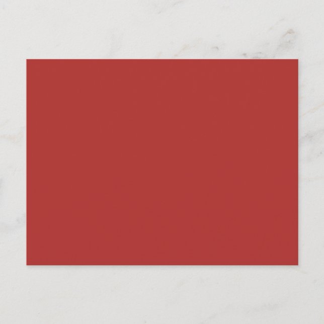RUSTY RED (solid color) ~ Postcard (Front)
