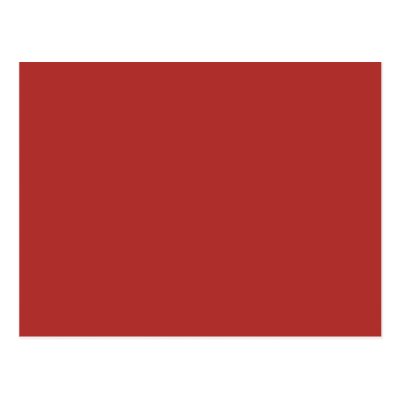 Red Solids Custom Color Postcard Zazzle