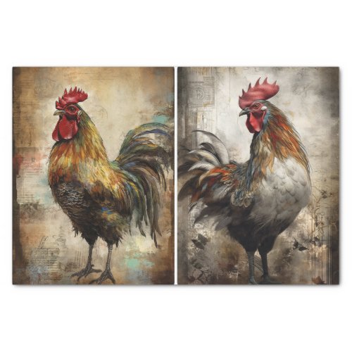 Rusty Rooster Tissue Paper