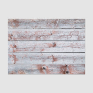 Rusty Rural Vintage Village Barn Wood Farm Theme Tissue Paper