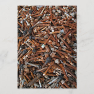 Rusty Screws Invitation