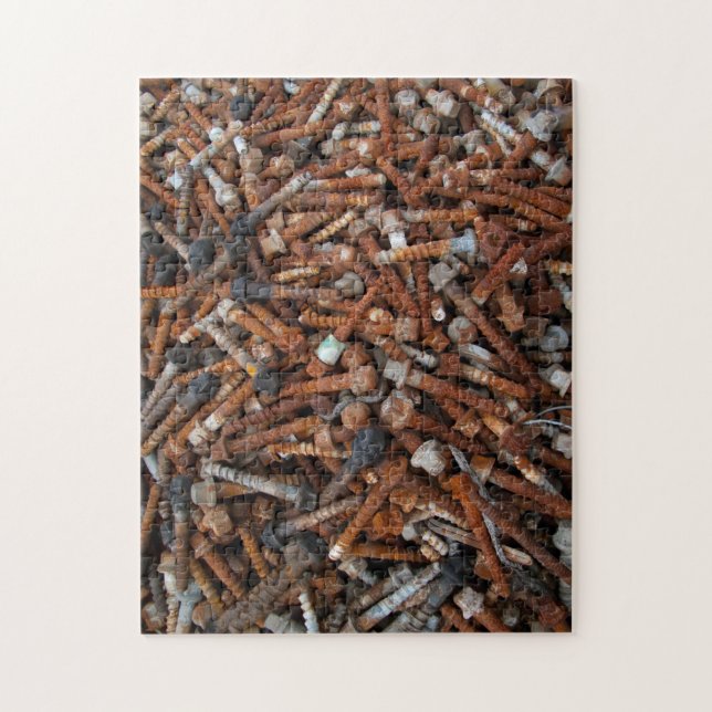 Rusty Screws Puzzle/Jigsaw Puzzle (Vertical)