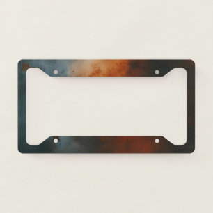 Rusty Spaces License Plate Frame