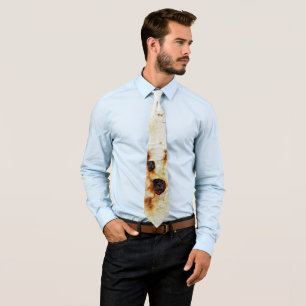 Rusty Spot On Metal Neck Tie