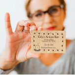 Rusty Stars &amp; Candle Business Card