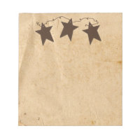 Rusty Stars Notepad