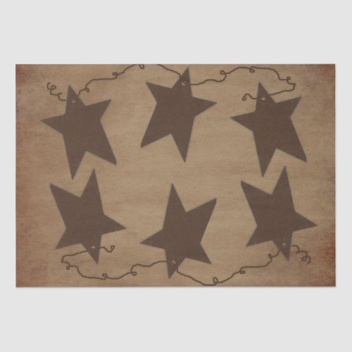 Rusty Stars Tissue Paper